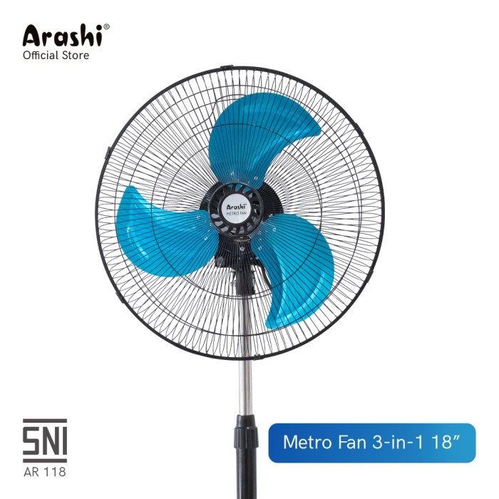 Jual Arashi Kipas Angin Metrofan Multifunction In Metro Stand