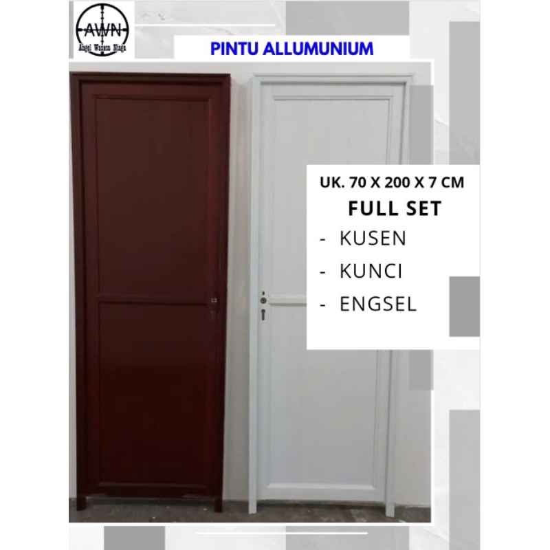 Jual KUMO Pintu Kamar Mandi Alumunium Pintu Full Alumunium Pintu