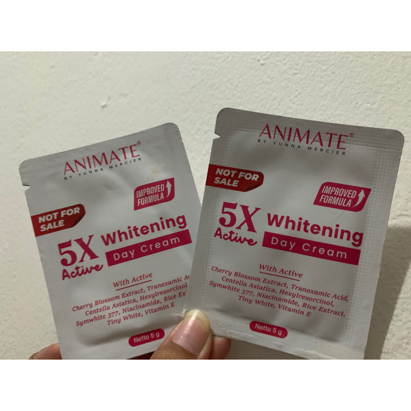 Jual Animate Whitening Day Cream Pencerah Wajah Paket Skincare