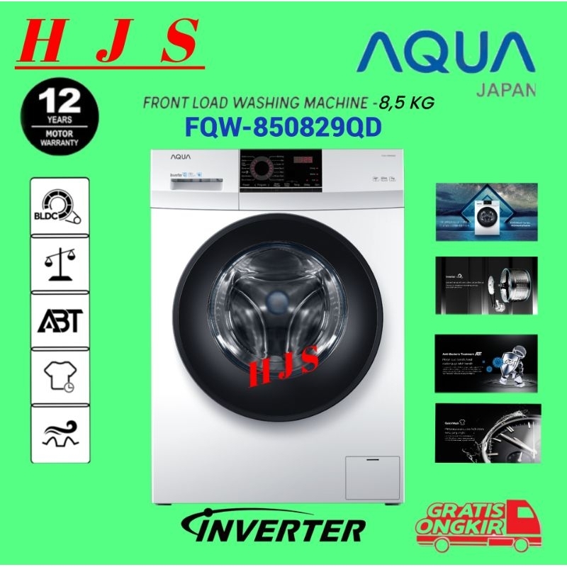 Jual Mesin Cuci Front Loading Aqua Kg Fqw Qd Inverter