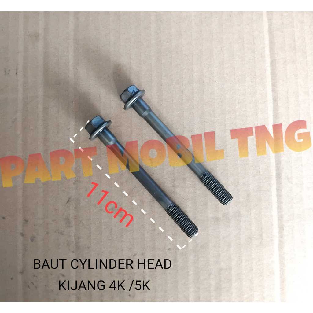 Jual Baut Bold Bolt Cylinder Head Deksel Toyota Kijang 3K 4K 5K