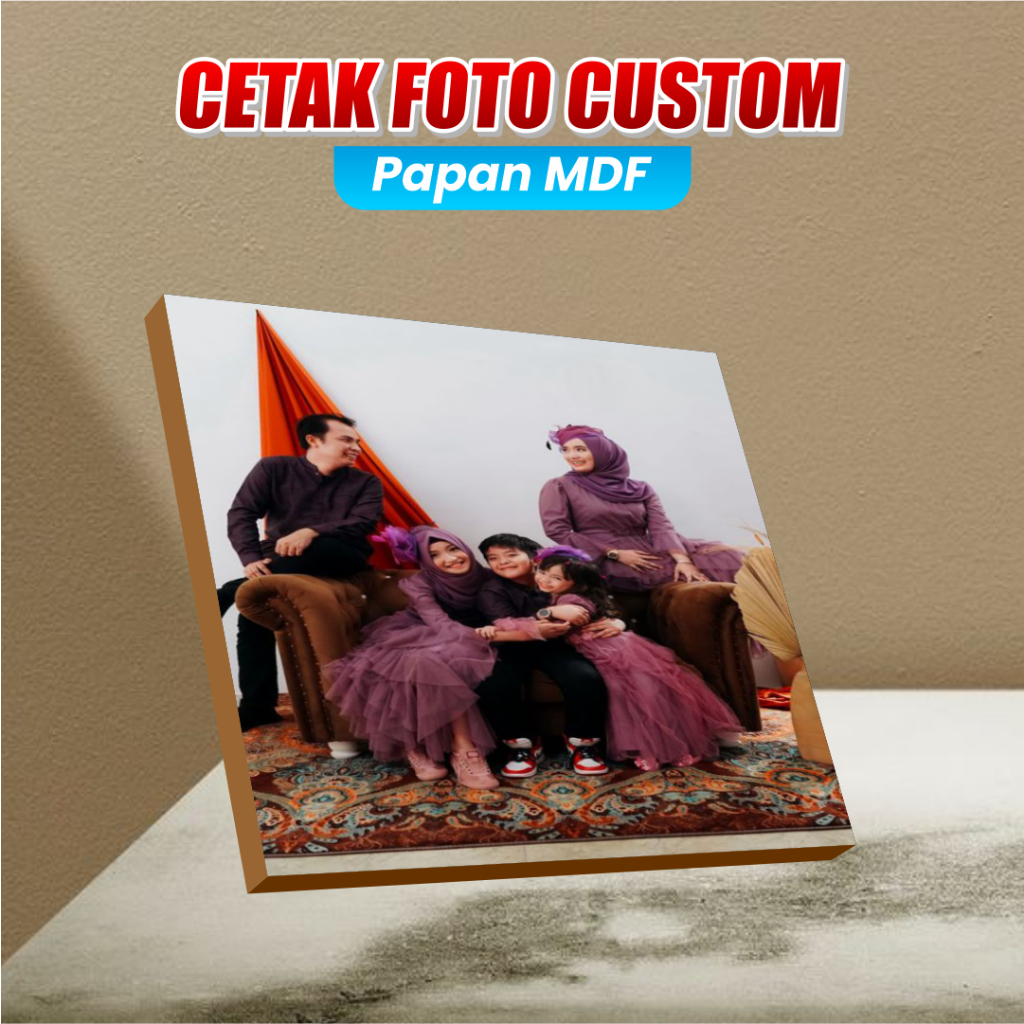 Jual Cetak Foto Custom Ukuran 15x20cm Plus Bingkai MDF Shopee Indonesia