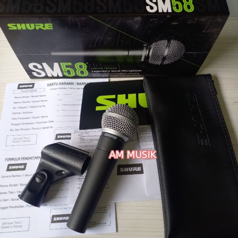 Jual MIC SHURE SM58 ORIGINAL GARANSI 1 TAHUN Shopee Indonesia