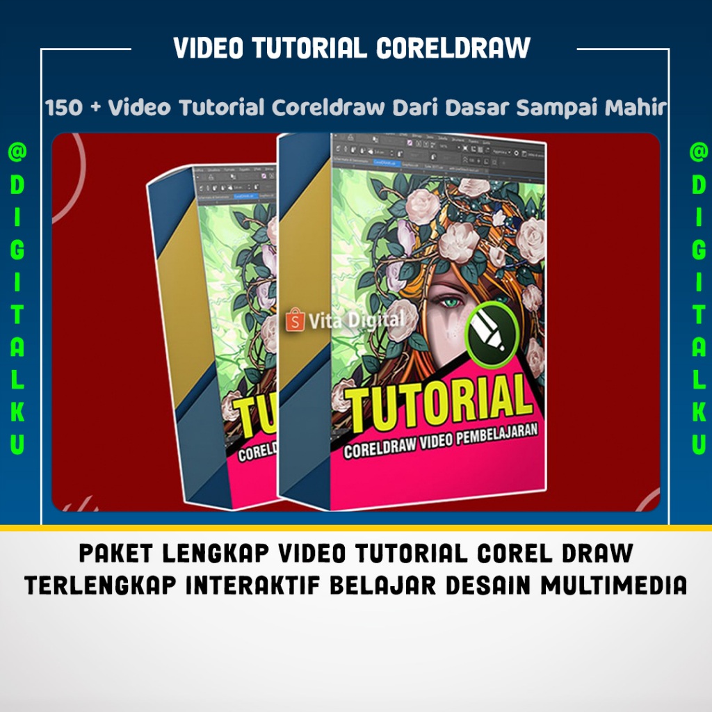 Jual Video Tutorial Coreldraw Dari Dasar Sampai Mahir