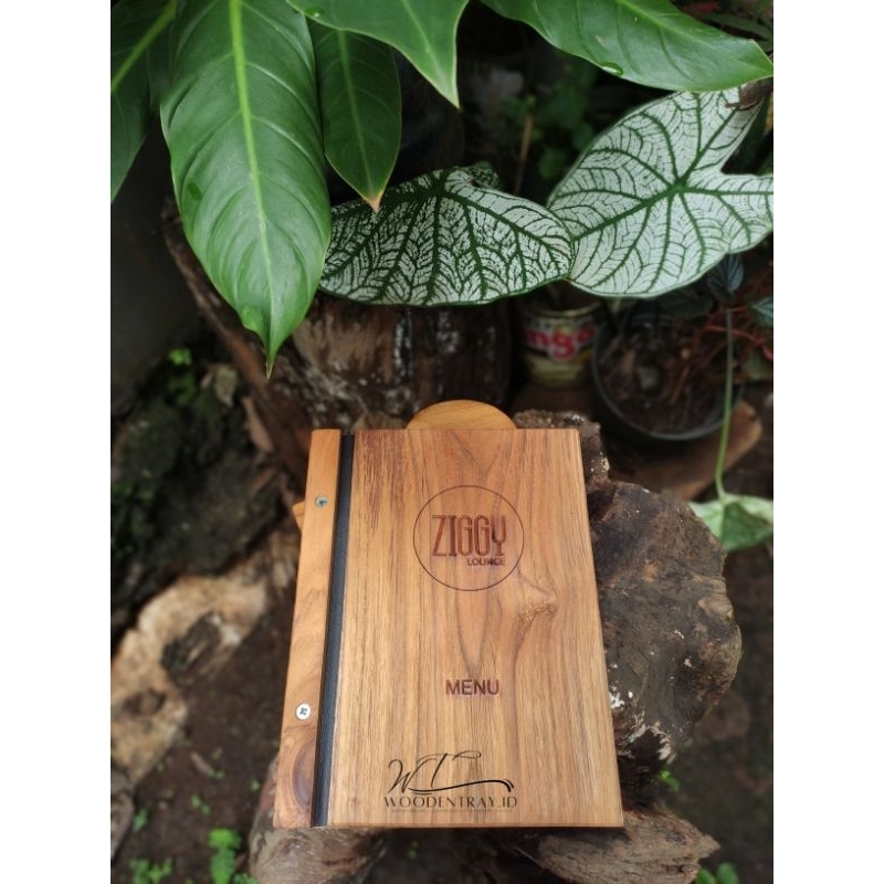 Jual Wooden Board Menu Papan Menu Kayu Buku Menu Kayu Buku Menu