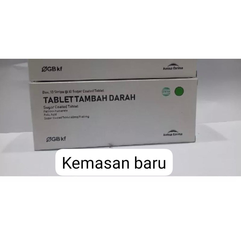 Jual TABLET TAMBAH DARAH BOX Obat Penambah Darah Shopee Indonesia