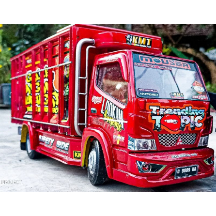 Jual MINIATUR TRUK OLENG TRUK OLENG KAYU ASLI TRUK OLENG FULL VARIASI