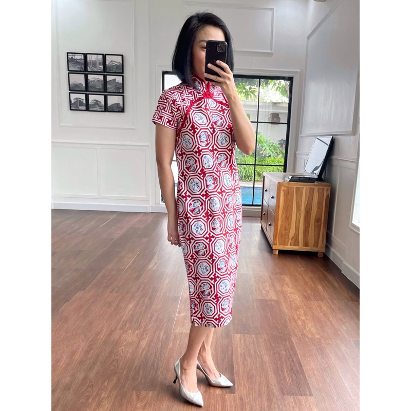 Jual Batik Queen Meily Cheongsam Qipao Dress Shopee Indonesia