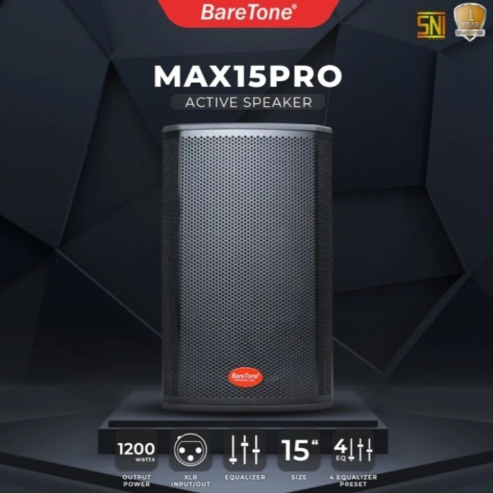 Jual Speaker Aktif Baretone MAX 15 PRO Original 15 Inch Baretone