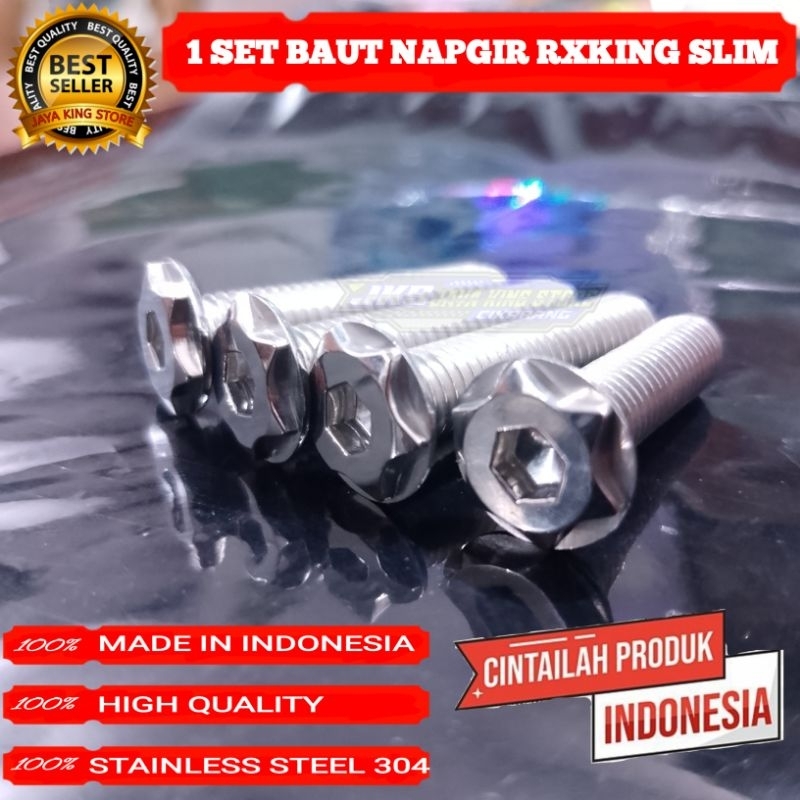 Jual Baut Napgir Nap Gear YAMAHA Rxking F1zr Fizr Jupiter Probolt Hex