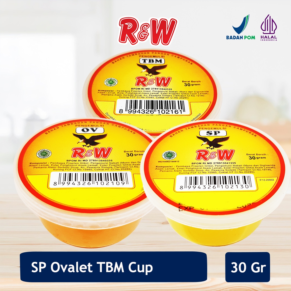 Jual Emulsifier SP Ovalet TBM Pengemulsi Pengembang Kue Roti Rajawali R