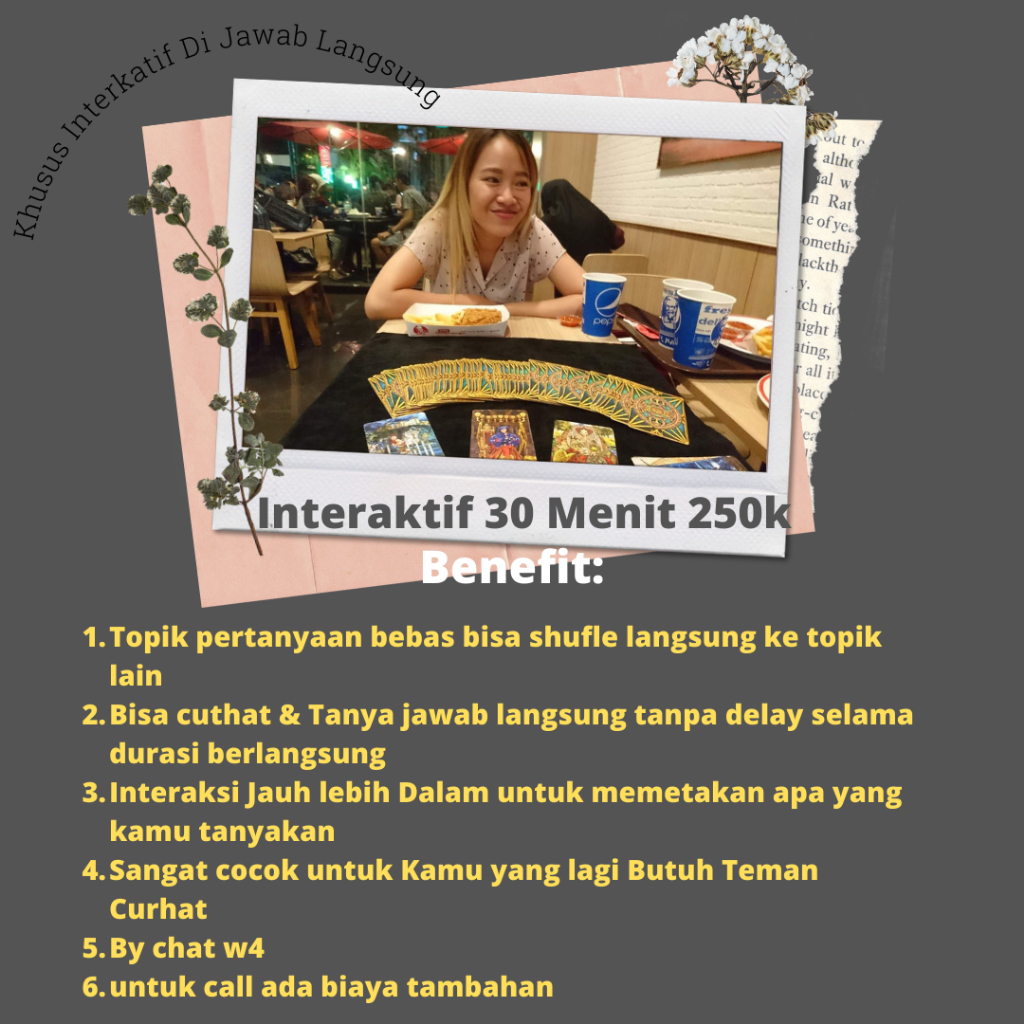 Jual Jasa Tarot Card Konsultasi Tarot Reading Menit Baca Kartu Tarot