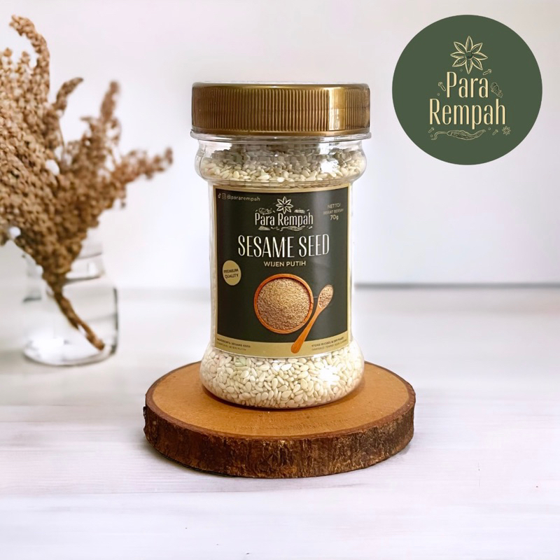 Jual Sesame Seed Wijen Biji Putih Bumbu Dapur Premium Para Rempah