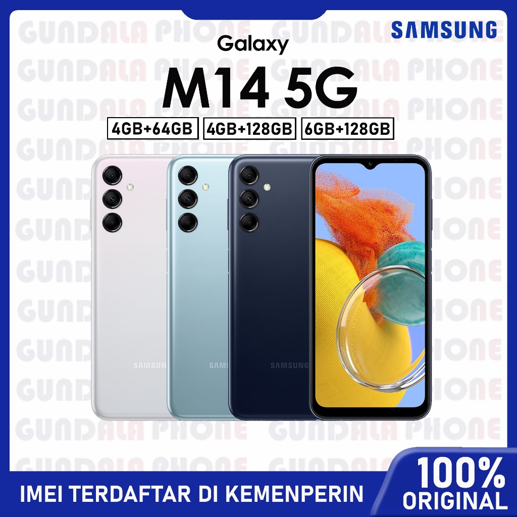 Jual Samsung Galaxy M14 5G NFC 6000mAh Garansi Resmi Shopee Indonesia