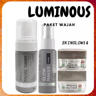 Jual Paket Wajah M S GLOW Whitening Ultimate Luminous Acne Whitecell