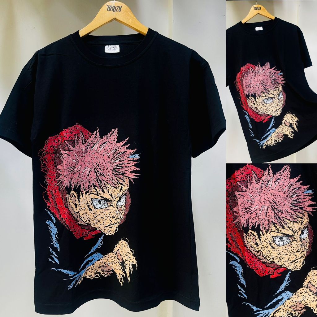 Jual Tshirt Itadori Yuji Scribble Art Bundling Pack Anime Manga Jujutsu