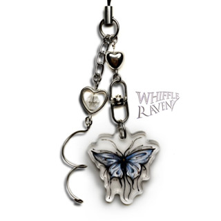 Jual Twilights Embrace Butterfly Charm Gantungan Hp Keychain Kupu