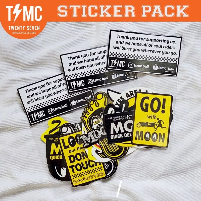 Jual Stiker Sticker Pack Motoran Mooneyes Pcs Shopee Indonesia