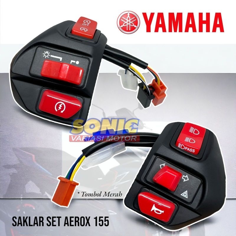 Jual SAKLAR SET BEAM PASS VIETNAM MOTOR MIO AEROX IMPORT HOLDER SET