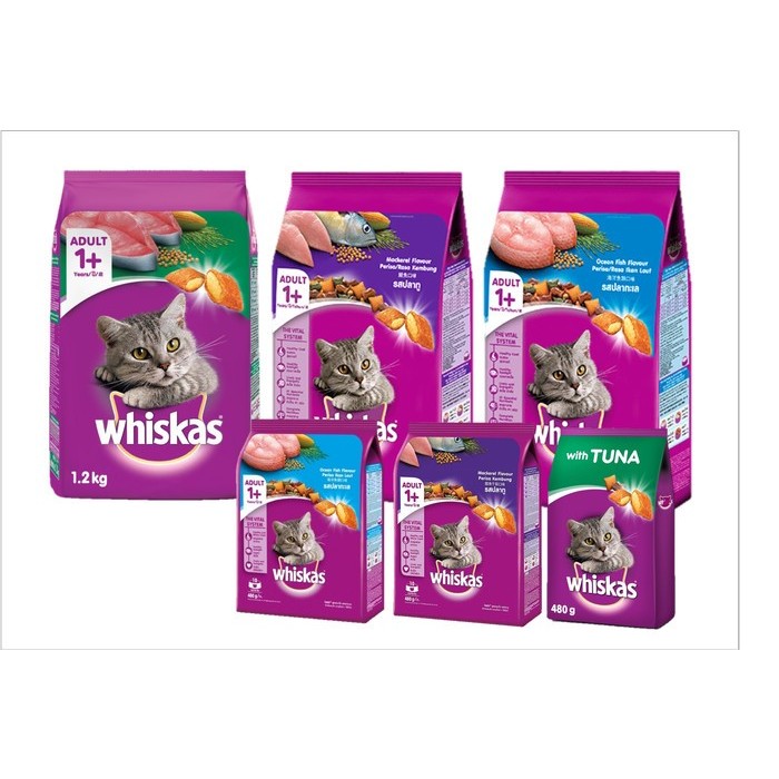 Jual Whiskas Adult Dry Food 1 2kg Fresh Pack Shopee Indonesia