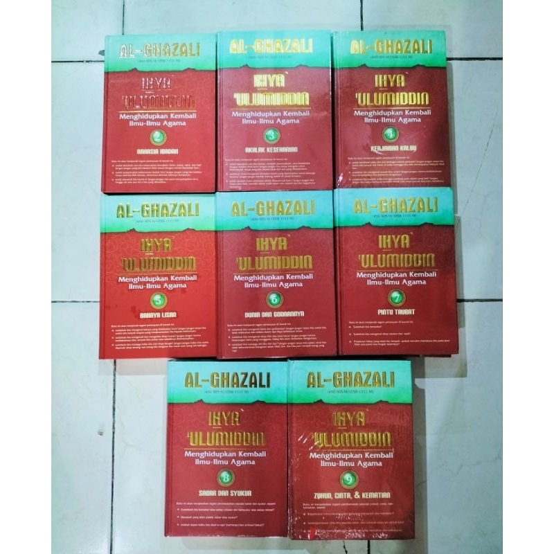 Jual ORIGINAL BUKU BACAAN ISLAM IHYA ULUMUDDIN AL GHAZALI