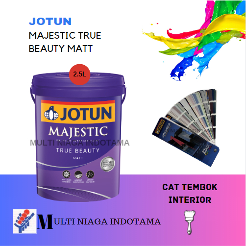 Jual JOTUN MAJESTIC TRUE BEAUTY MATT 2 5L 3 5KG CAT DINDING