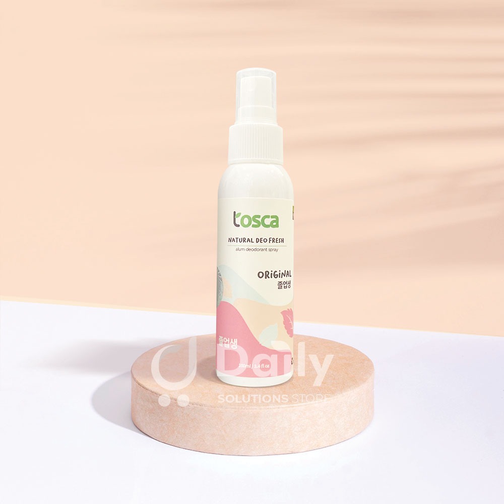 Jual TOSCA Natural Deodorant Spray 100ml Deodorant Tawas Alami Shopee