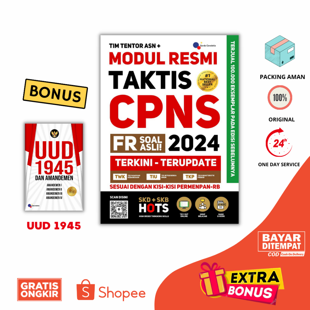 Jual Buku Modul Resmi Taktis Cpns Garda Cendekia Shopee Indonesia