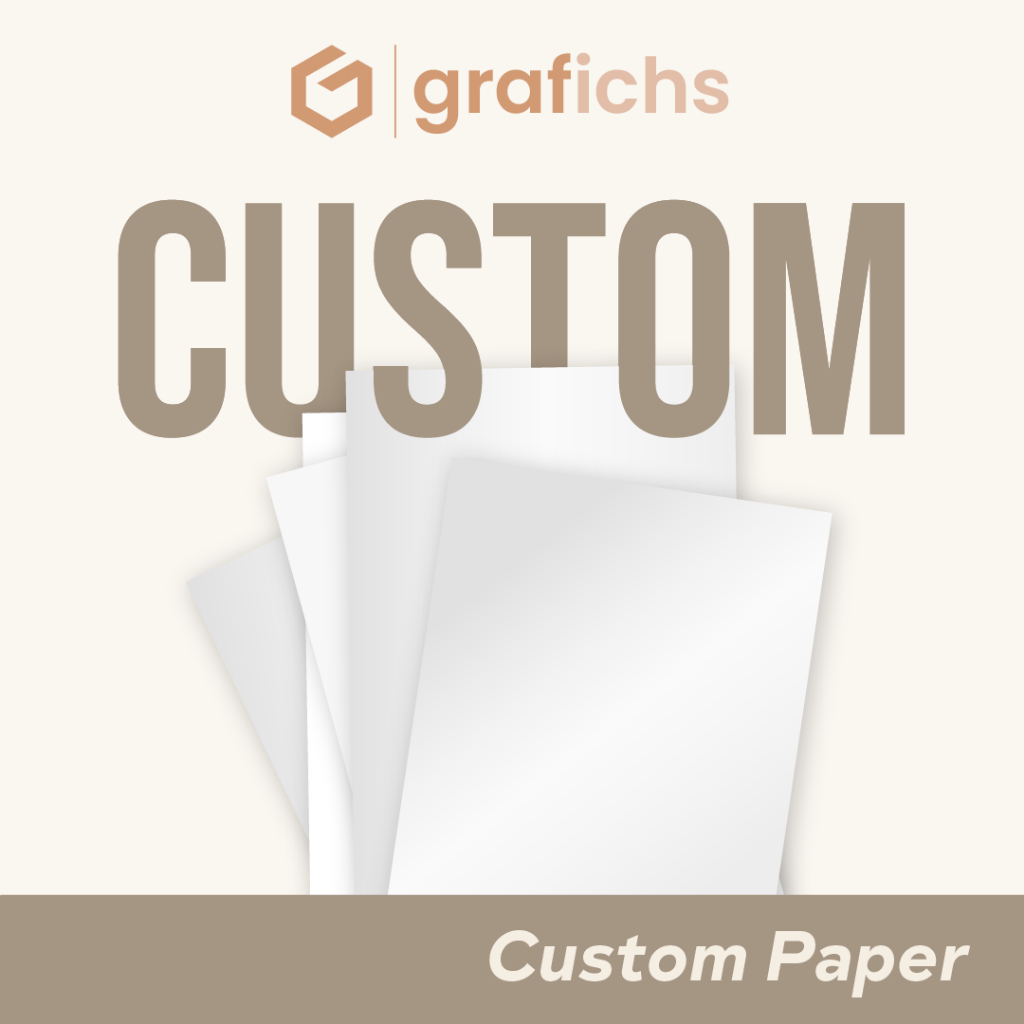 Jual Custom Cetak Kertas Art Paper Carton BW Briefcard Linen