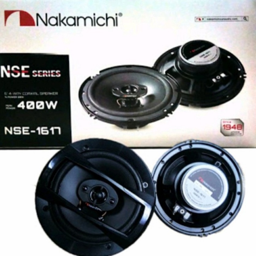 Jual Speaker Coaxial Nakamichi 6 Inch NSE1617 Sepasang 4 Way H Produk