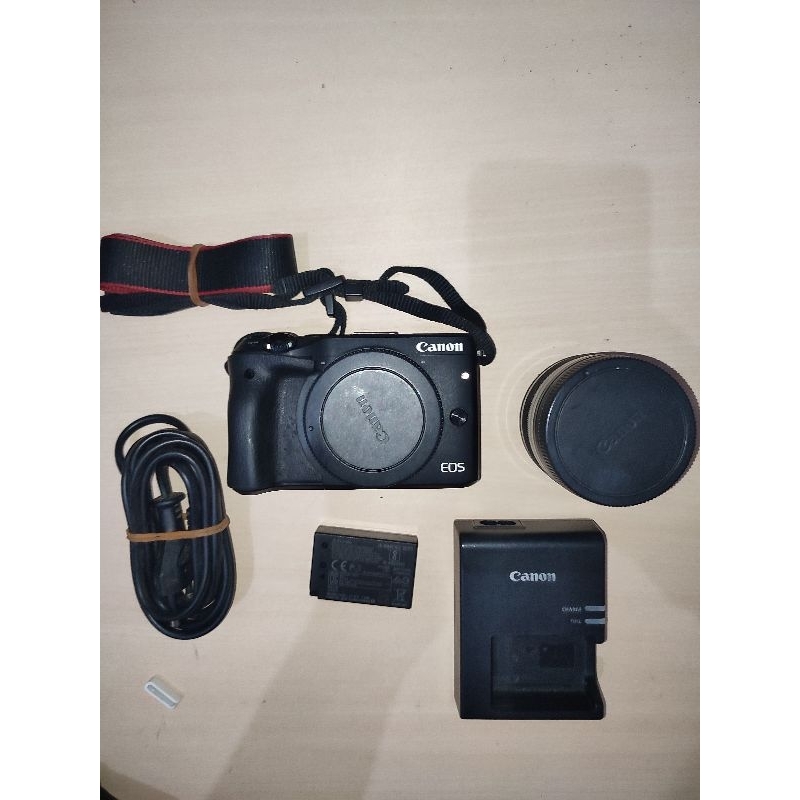 Jual Camera Kamera Mirrorless CANON EOS M3 M 3 Lensa Kit 15 45mm