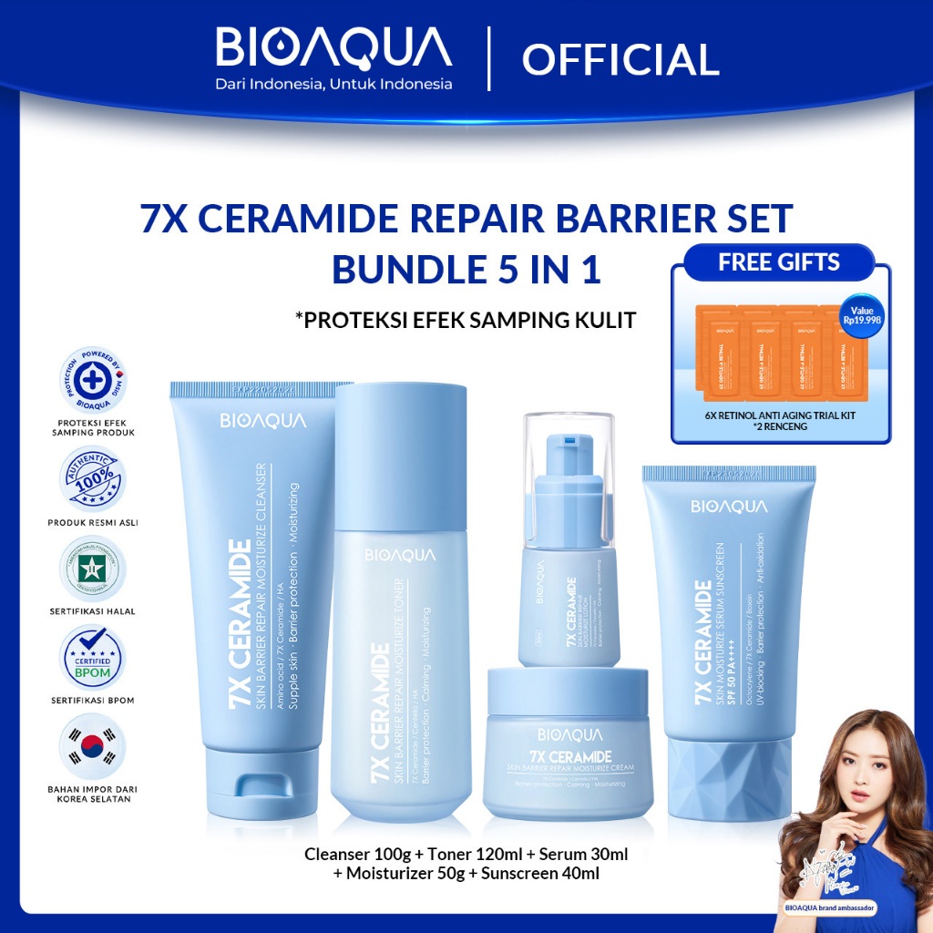 Jual Bioaqua X Ceramide Repair Barrier Sunscreen Sunblock Wajah