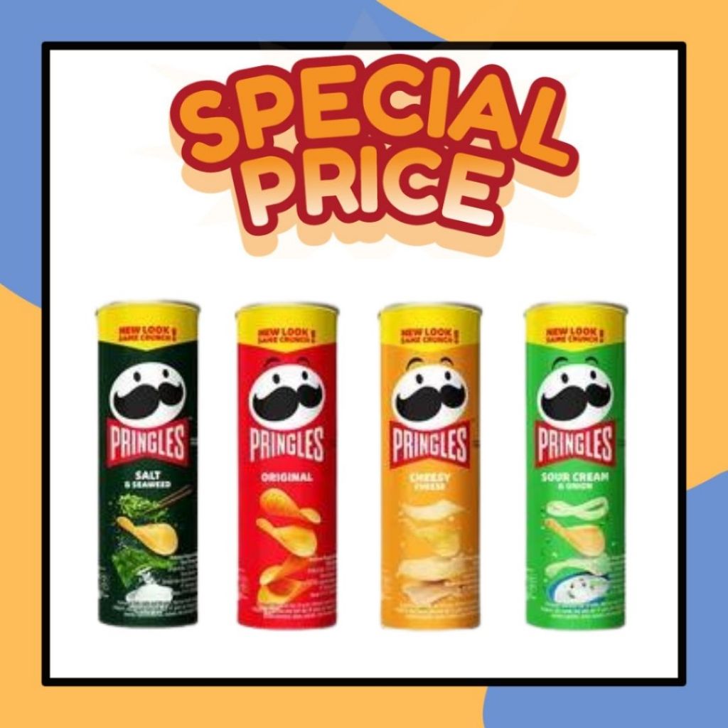 Jual Pringles Potato Crisps Gr Snack Keripik Kentang Chips Camilan