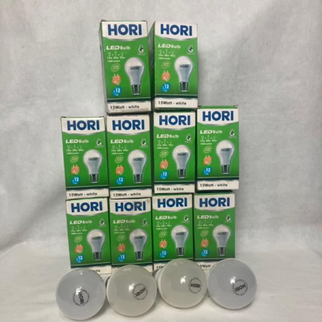 Jual Hori Led Bulb Warna Putih 15 Watt Shopee Indonesia