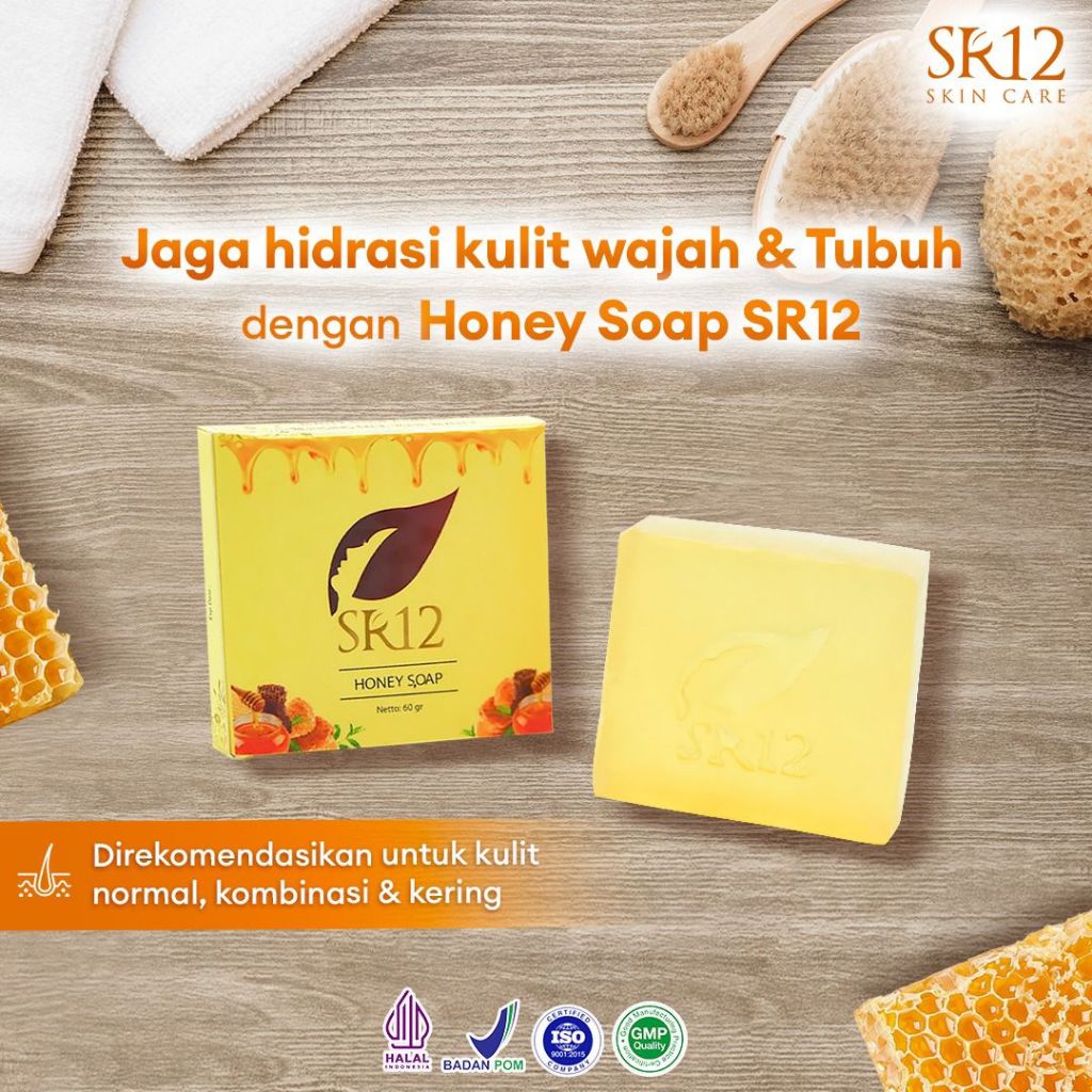 Jual Honey Soap Sr Sabun Madu Pembersih Wajah Kulit Kering Kusam