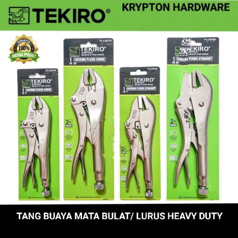 Jual Tekiro Tang Buaya Heavy Duty Mata Bulat Lurus 100 Original