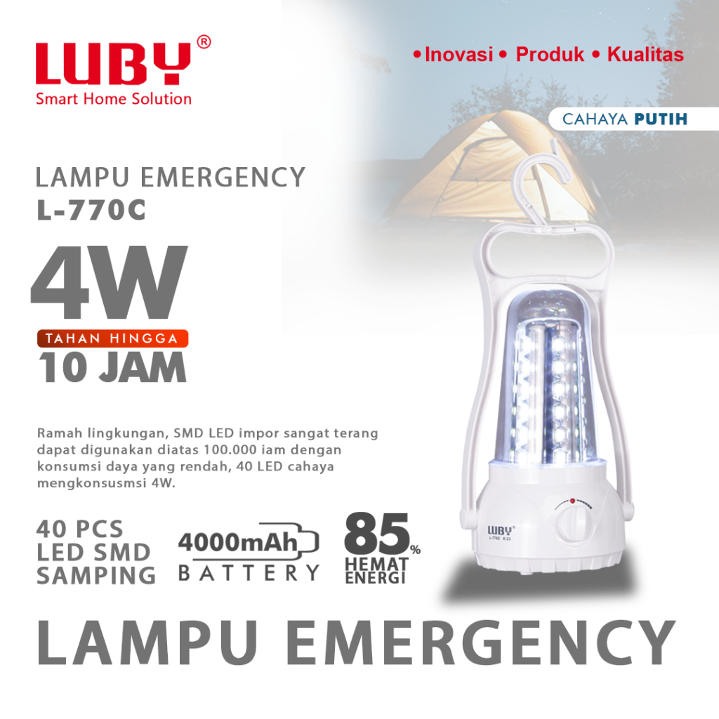 Jual Lampu Emergency Emergency Light Luby Tipe L C Shopee Indonesia