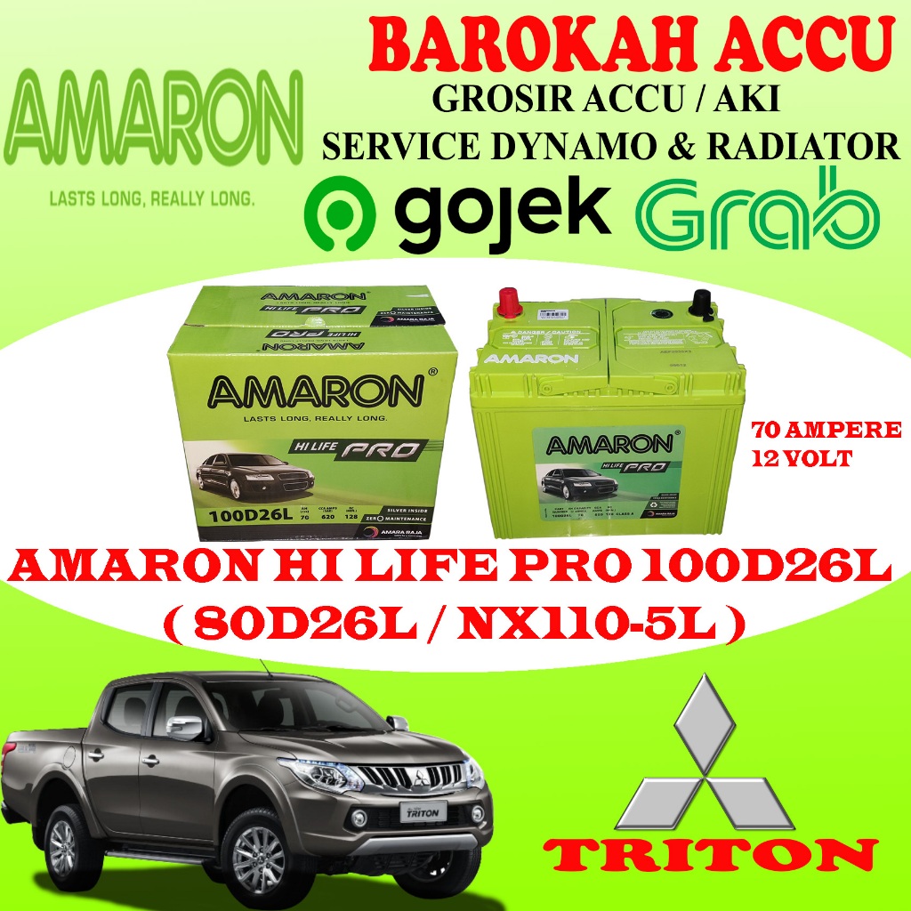 Jual Aki Mitshubishi Triton Amaron Hi Life Pro D L D L Nx