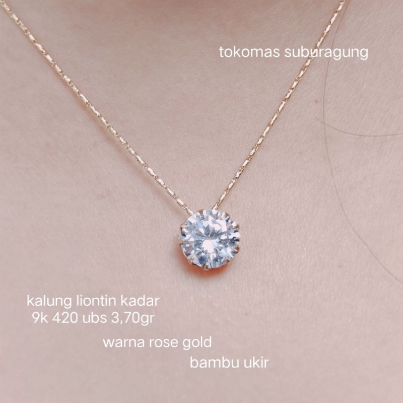 Jual Kalung Nagita Jedar Liontin Hati Mas Putih Cantik Nan Imut