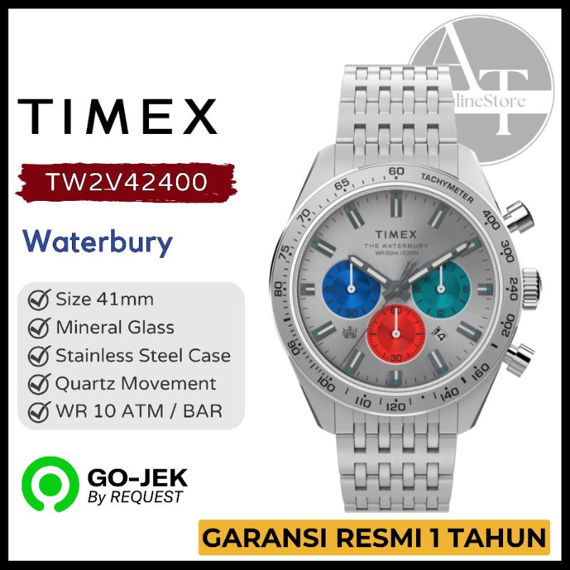 Jual Jam Tangan Pria Timex TW2V42400 Waterbury Chronograph ORIGINAL