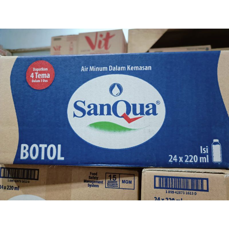 Jual Sanqua Ml Dus Isi Botol Air Mineral Sanqua Mini