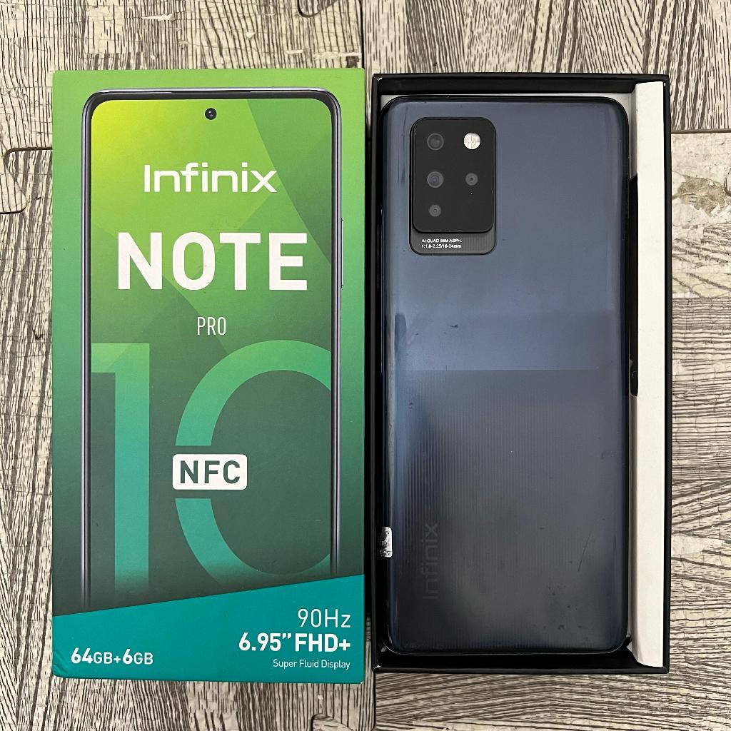 Jual Infinix Note 10 Pro NFC 6 64gb Second Fullset Resmi Shopee Indonesia