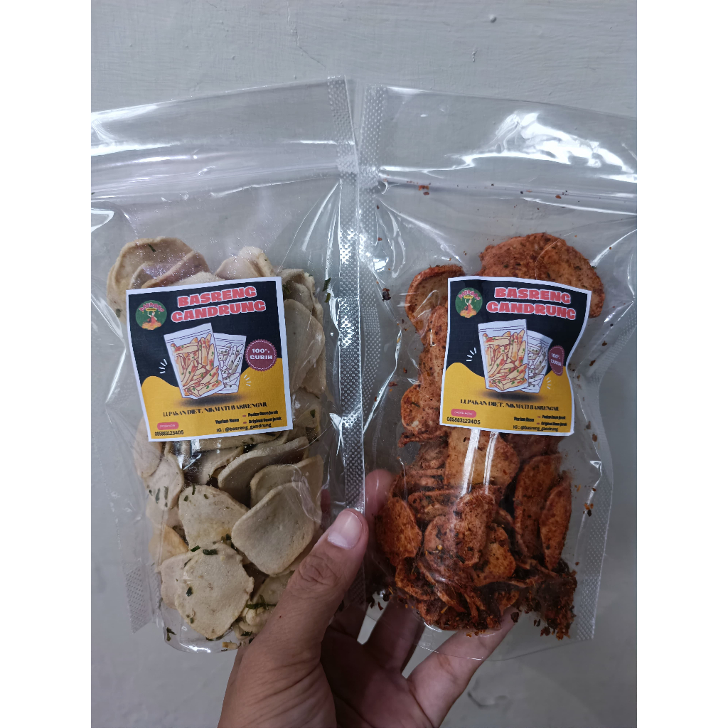 Jual Gr Basreng Gandrung Pedas Dan Ori Daun Jeruk Shopee Indonesia