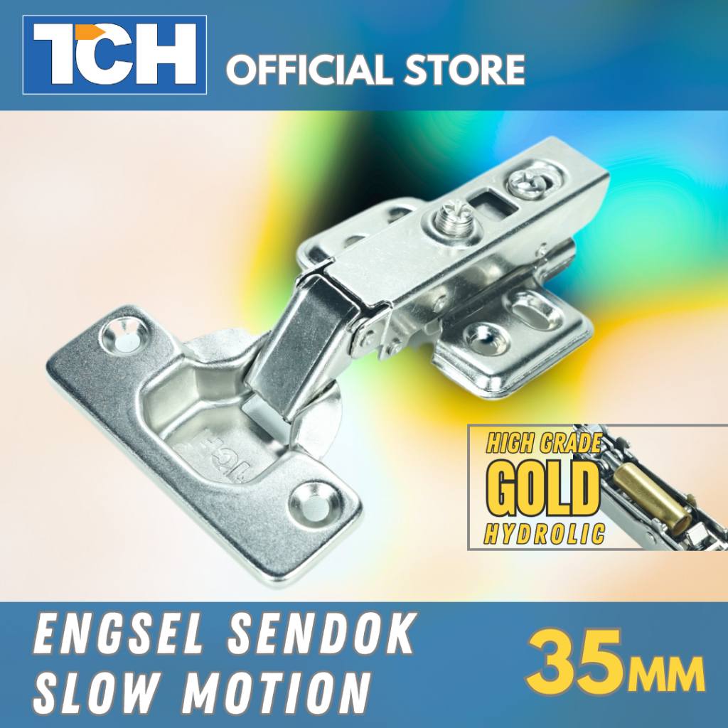 Jual Engsel Sendok Slow Motion Tch Soft Close Hidrolik Tutup Pelan Mm