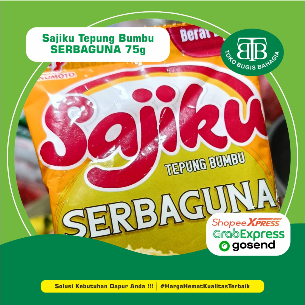 Jual Sajiku Tepung Bumbu Serbaguna Sachet G Shopee Indonesia