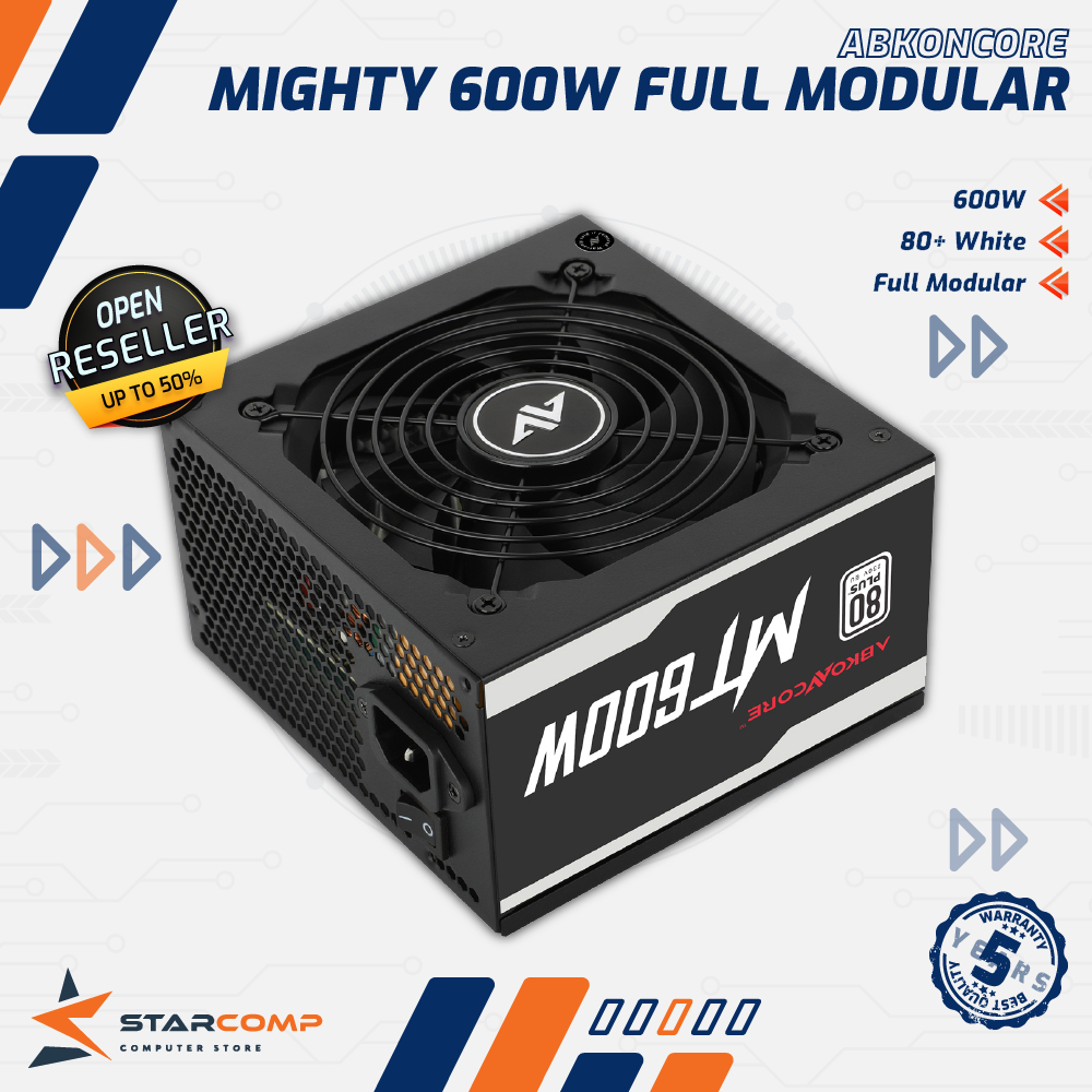 Jual Abkoncore Mighty Watt Full Modular Psu Shopee Indonesia