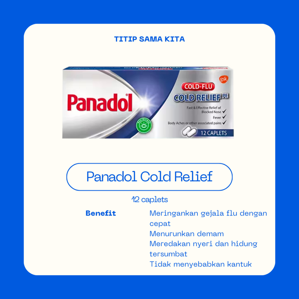 Jual Panadol Cold Relief Panadol Singapore Shopee Indonesia