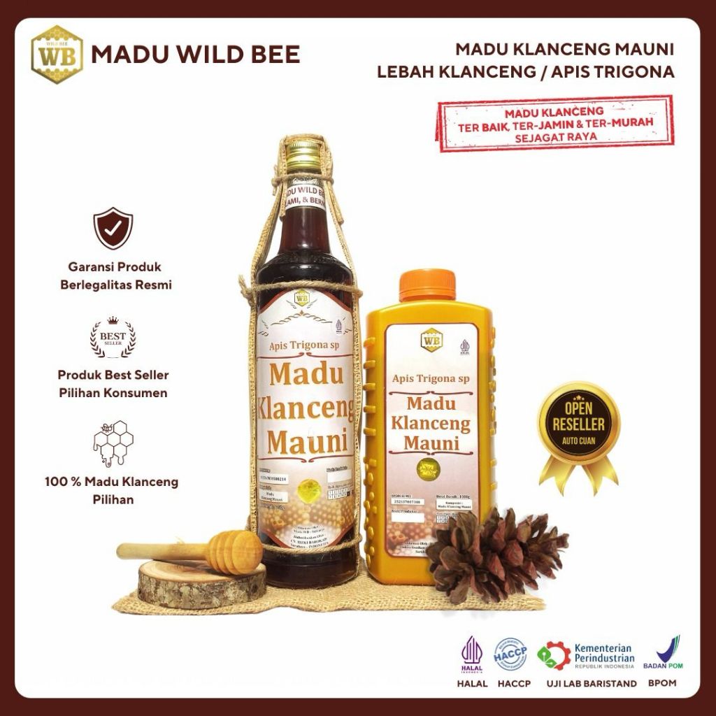 Jual Original Madu Klanceng Mauni Madu Asli Madu Murni Lebah