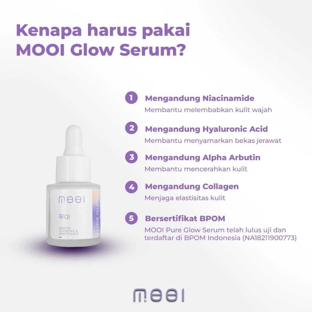 Jual MOOI PURE GLOW TONE UP BOOSTER Lotion Pencerah Kulit 100gr 100