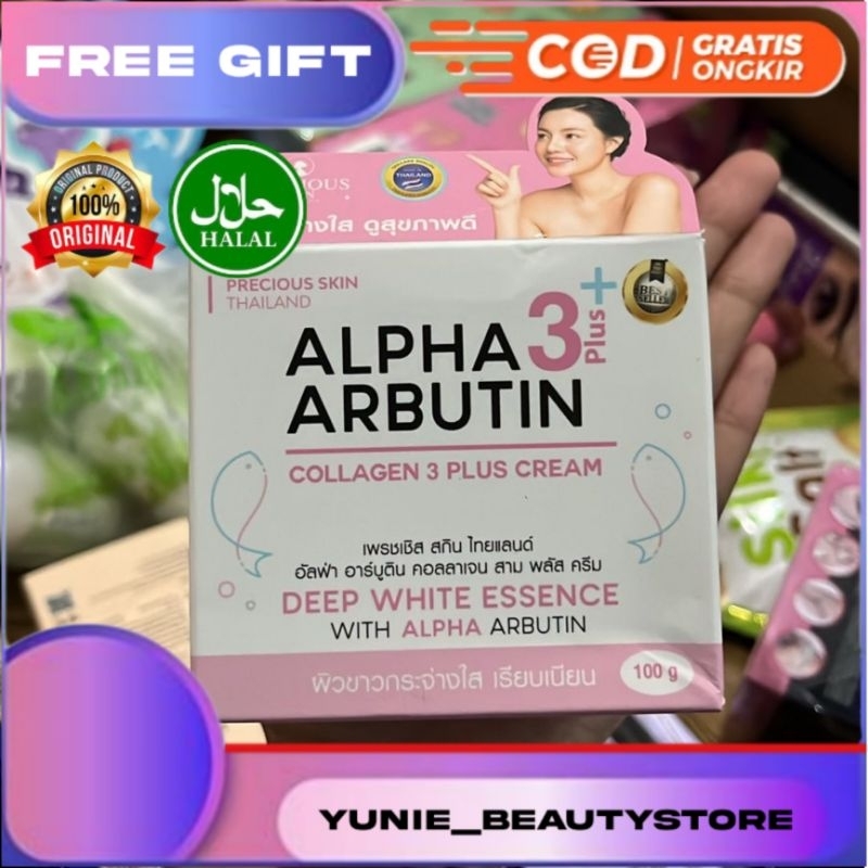 Jual Precious Skin Alpha Arbutin 3 Plus Collagen Deep Essence Whitening